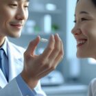 doctor giving a pill