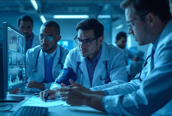doctores investigando